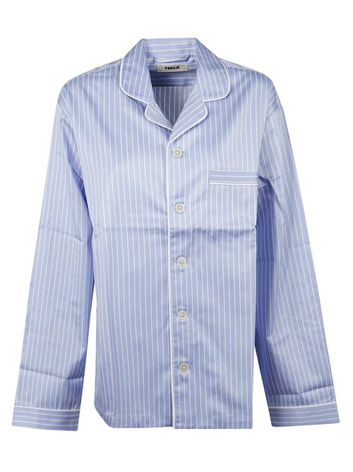 Camicia del pigiama a righe TEKLA | 5740014954580POLOSTRIPES