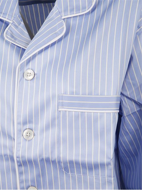 Camicia del pigiama a righe TEKLA | 5740014954580POLOSTRIPES