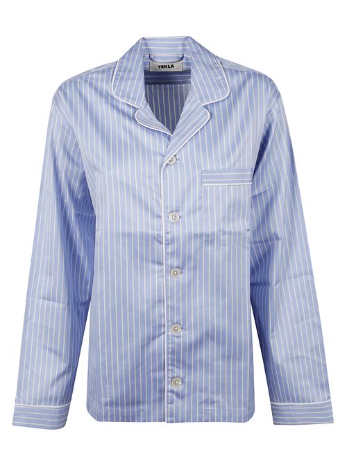 Camicia del pigiama a righe TEKLA | 5740014954597POLOSTRIPES