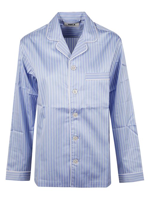 Camicia del pigiama a righe TEKLA | 5740014954603POLOSTRIPES