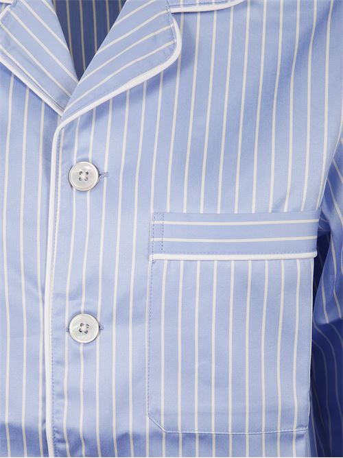 Camicia del pigiama a righe TEKLA | 5740014954603POLOSTRIPES