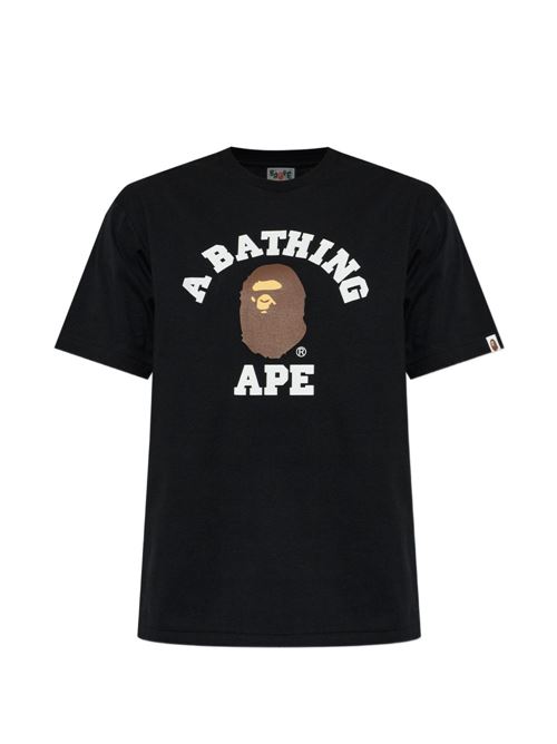 T-shirt con stampa BAPE | 001TEM301001MBLACK