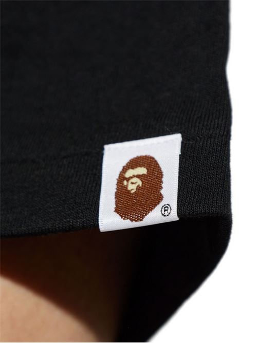 T-shirt con stampa BAPE | 001TEM301001MBLACK