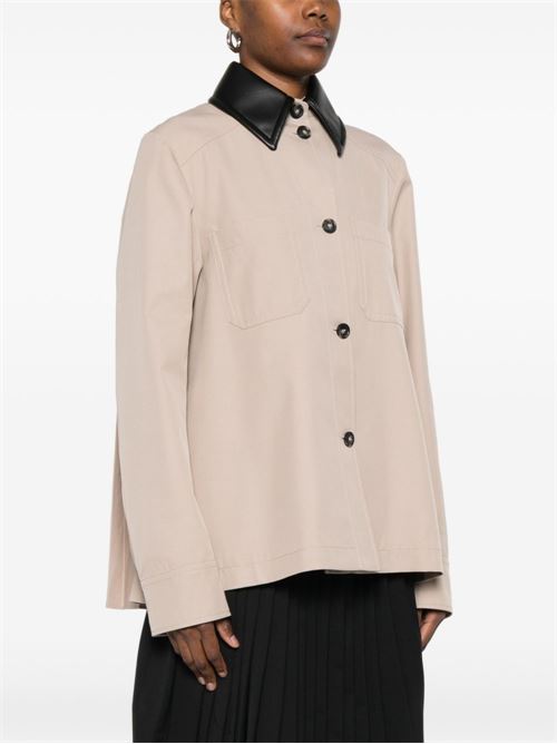 Giacca con colletto in pellle SPORTMAX | 2612021041600SPXSUPERBO001