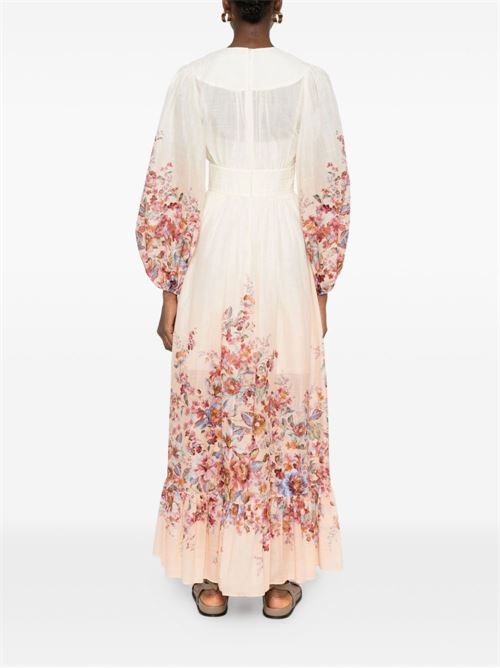 Abito lungo a fiori ZIMMERMANN | 6875DRS261IVF