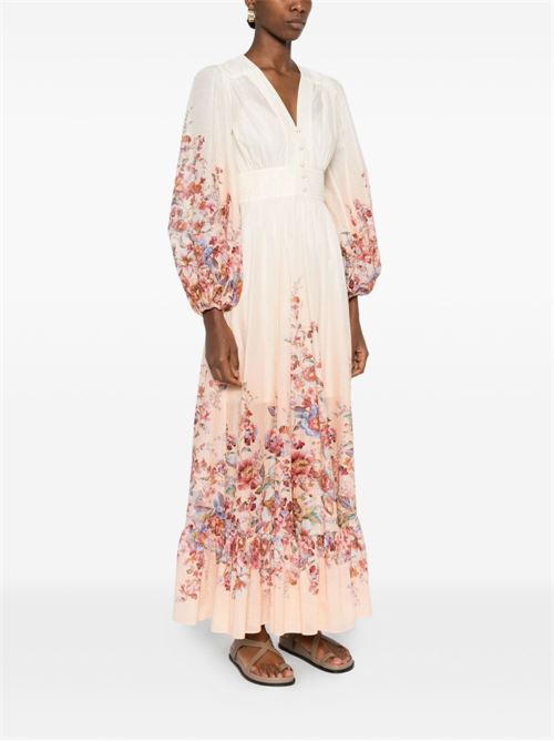 Abito lungo a fiori ZIMMERMANN | 6875DRS261IVF
