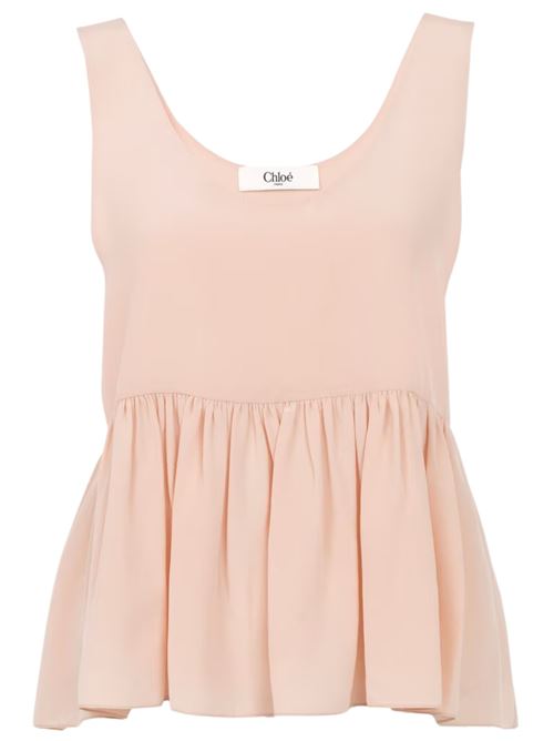 Top in crepe de chine CHLOE' | CH26SHT300056H6
