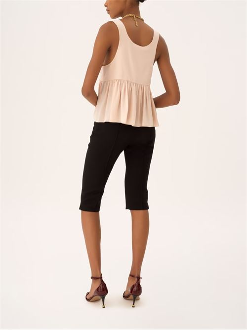 Top in crepe de chine CHLOE' | CH26SHT300056H6