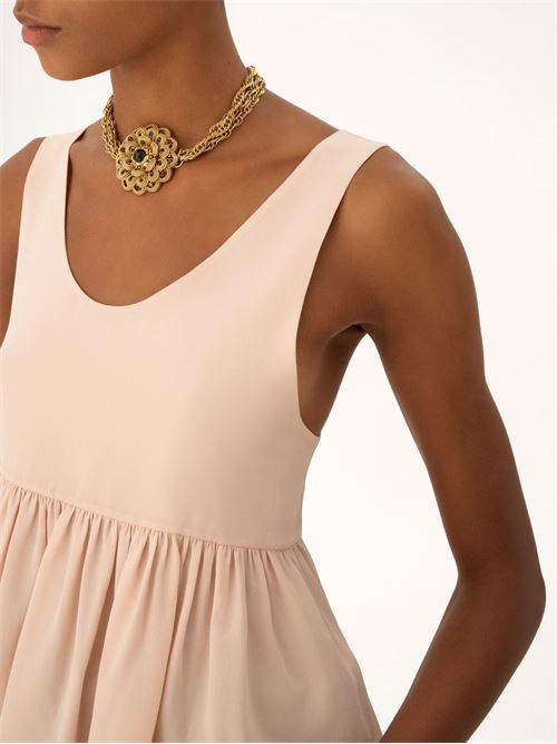 Top in crepe de chine CHLOE' | CH26SHT300056H6