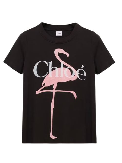 T-shirt con logo CHLOE' | CH26SJH08194070