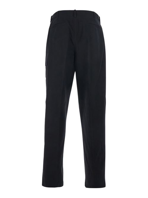 Pantalone in gabardina nera FENDI | FB1091AQMVF0QA1