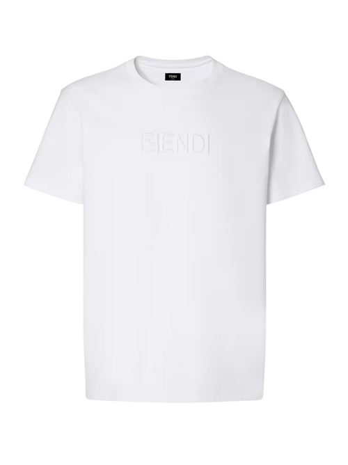 T-shirt in cotone FENDI | FY1319AY0GF0QA0