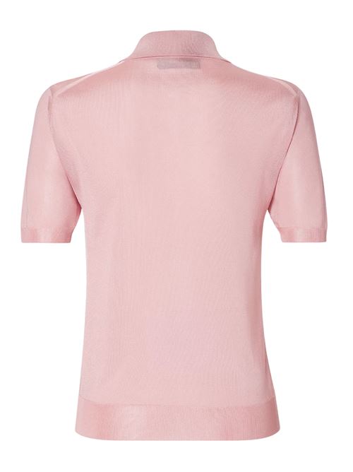 Polo in viscosa lucida FENDI | FZXE82AW4VF1W0S
