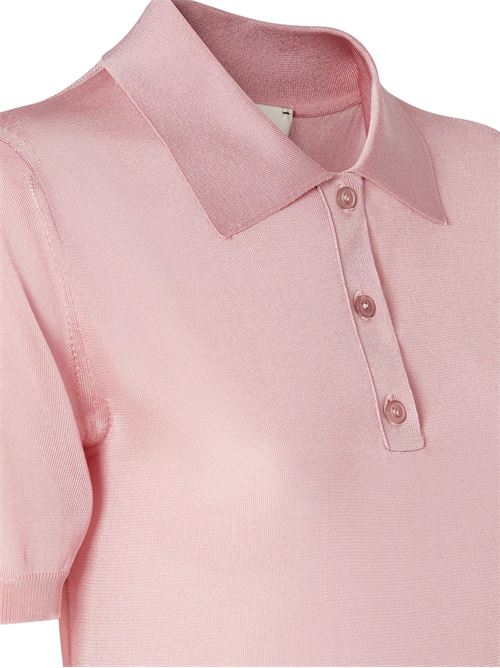 Polo in viscosa lucida FENDI | FZXE82AW4VF1W0S