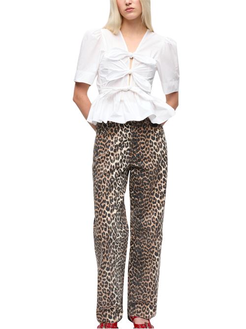 Camicia con nodi GANNI | W0309151