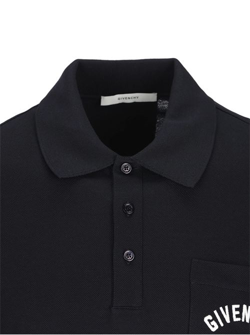 Polo m/c con logo GIVENCHY | BML00T3YSD499