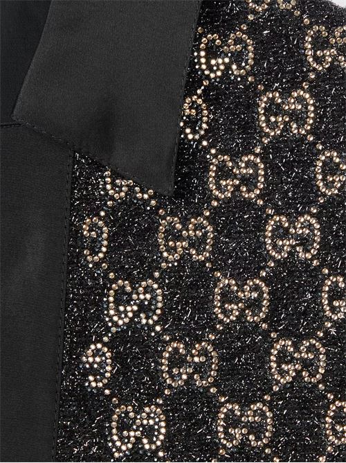 Top in tweed di lana lamé GUCCI | 846682ZARWY1000