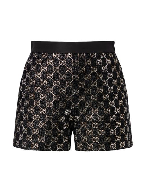 Shorts in tweed di lana lamé GUCCI | 853382ZARWY1000