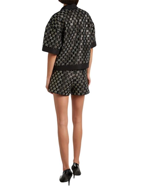 Shorts in tweed di lana lamé GUCCI | 853382ZARWY1000