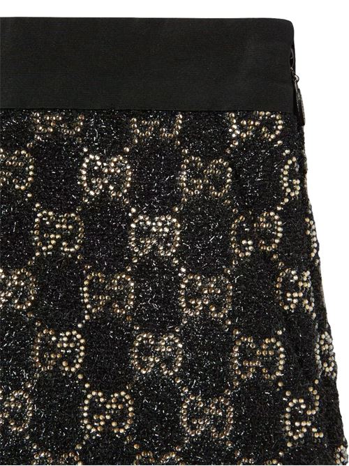 Shorts in tweed di lana lamé GUCCI | 853382ZARWY1000