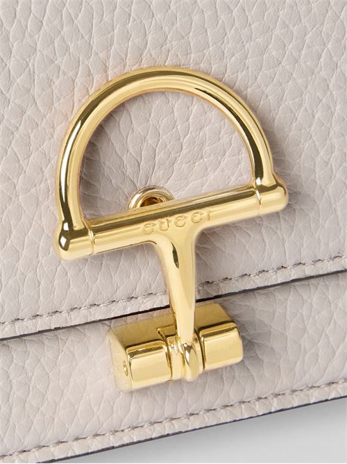 Portafoglio Half Horsebit con catena GUCCI | 855654AAFDM1712