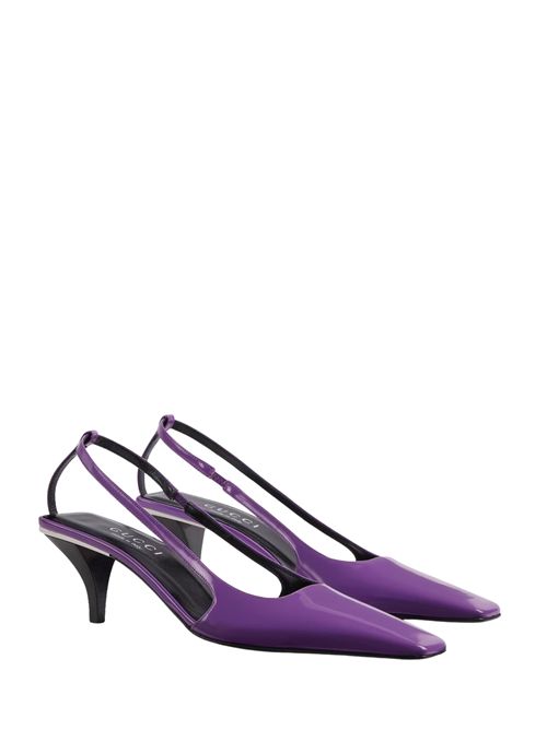 Décolleté slingback con logo GUCCI | 857797CLG305235