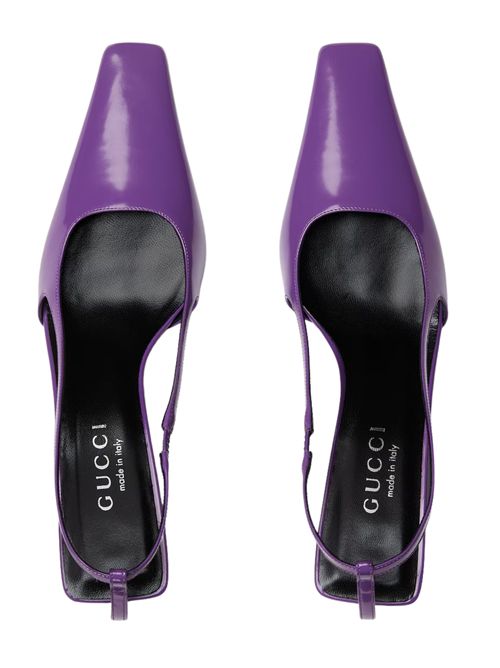 Décolleté slingback con logo GUCCI | 857797CLG305235