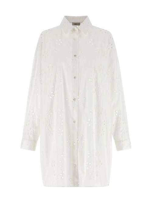 Camicia Borderie Anglaise HERNO | CM000045D13322RIC1000