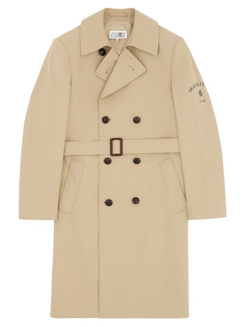 Trench doppiopetto con cintura MM6 | SH2AH0018M35858115
