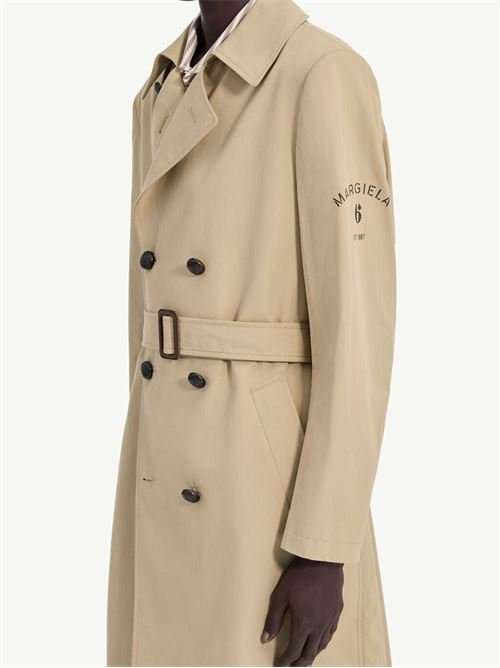 Trench doppiopetto con cintura MM6 | SH2AH0018M35858115