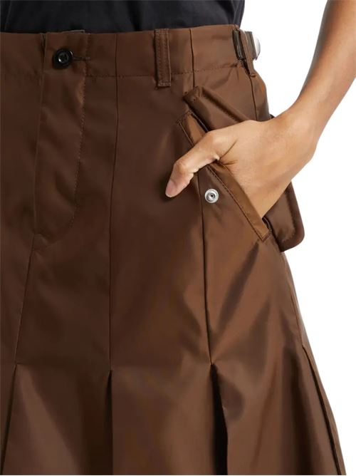 Gonna in twill di nylon SACAI | 2608308601
