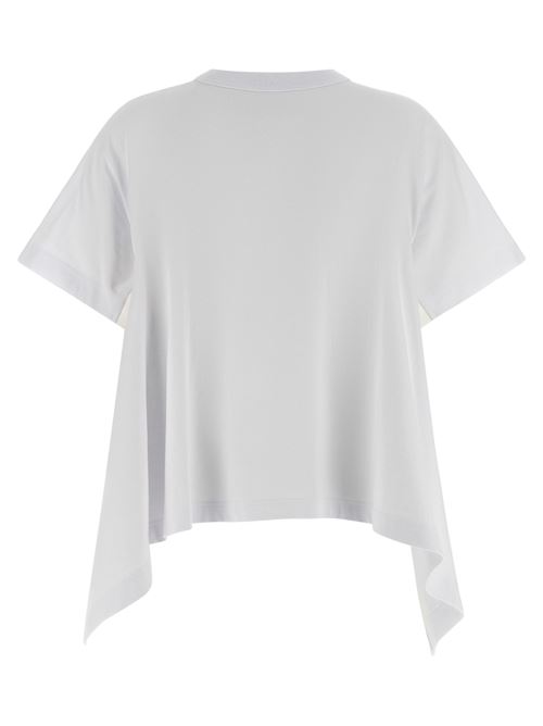 T-shirt in denim leggero SACAI | 2608349101