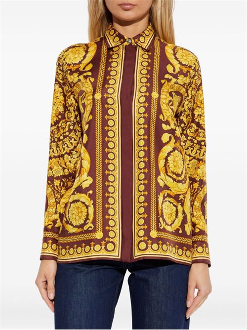 Camicia con stampa VERSACE | 10013601A042365R770