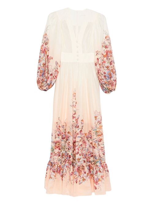 Abito lungo a fiori ZIMMERMANN | 6875DRS261IVF