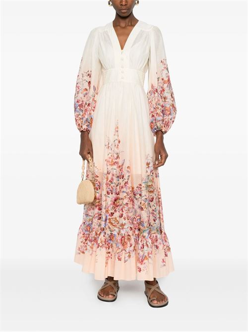 Abito lungo a fiori ZIMMERMANN | 6875DRS261IVF