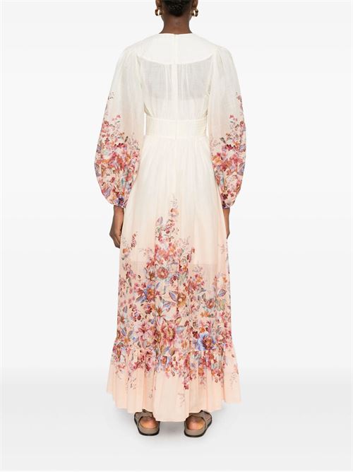 Abito lungo a fiori ZIMMERMANN | 6875DRS261IVF