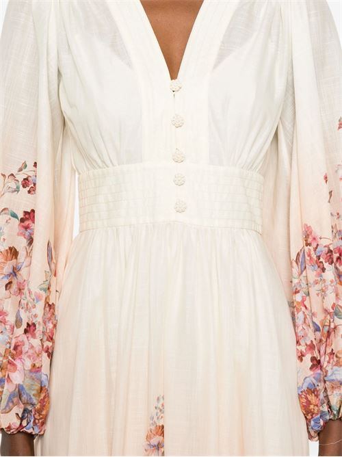 Abito lungo a fiori ZIMMERMANN | 6875DRS261IVF