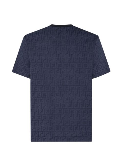 T-shirt in cotone FENDI | FY0936AUR1F0QA2