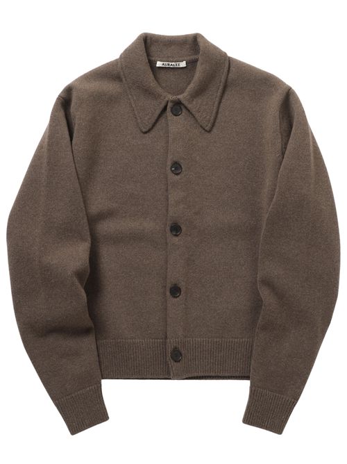 Cardigan Super Fine AURALEE | A26AC01TJTOPBROWN