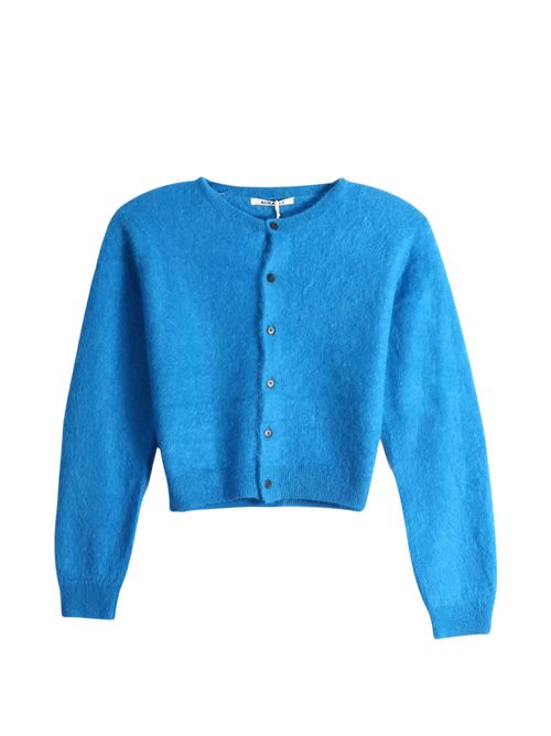 Cardigan Dyed baby AURALEE | A26AC03BAROYALBLUE