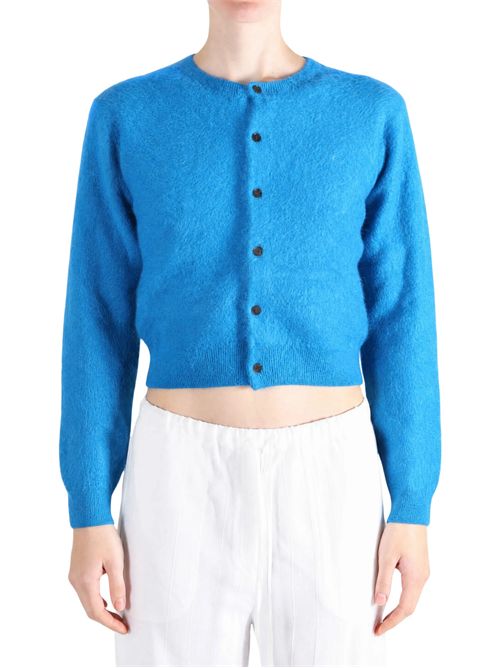Cardigan Dyed baby AURALEE | A26AC03BAROYALBLUE
