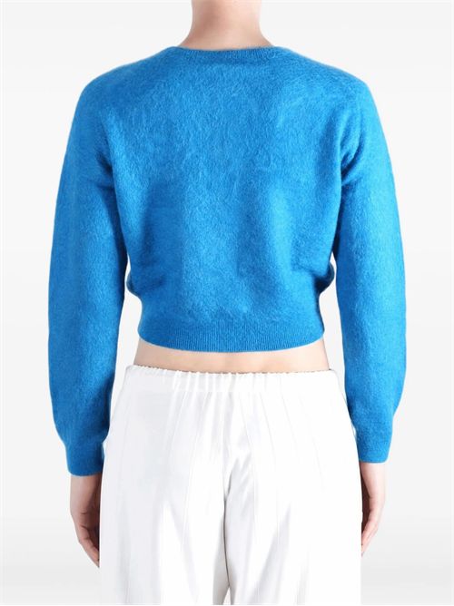 Cardigan Dyed baby AURALEE | A26AC03BAROYALBLUE