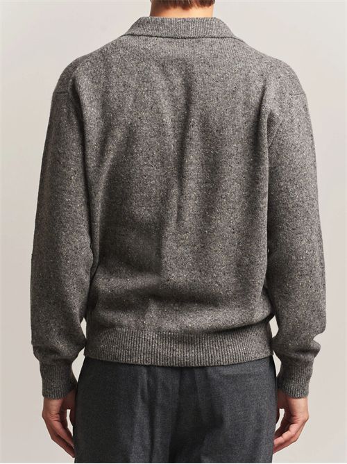 Polo nep-knit AURALEE | A26AP02NEMIXGRAY