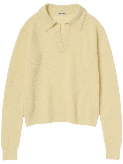 Polo Baby brushed-finish AURALEE | A26AP04AKECRU