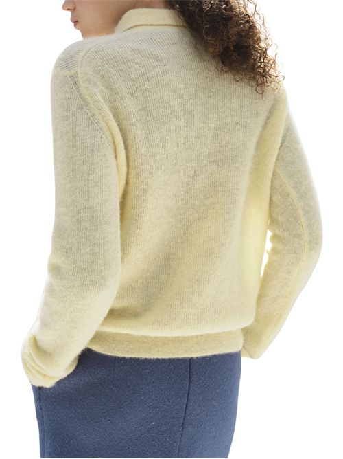 Polo Baby brushed-finish AURALEE | A26AP04AKECRU