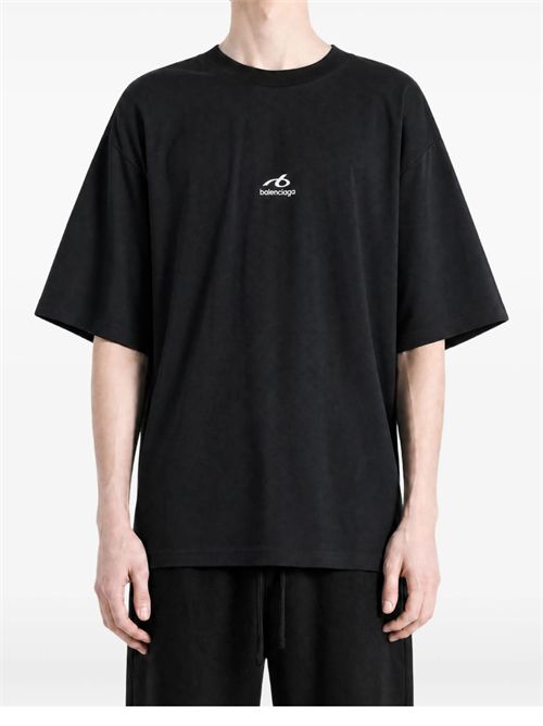 T-shirt con logo BALENCIAGA | 764235TUVO71000