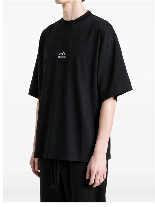 T-shirt con logo BALENCIAGA | 764235TUVO71000