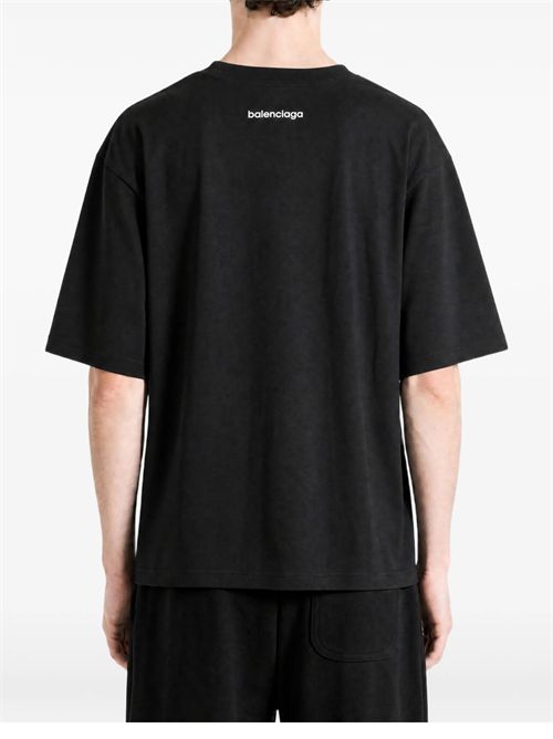 T-shirt con logo BALENCIAGA | 764235TUVO71000