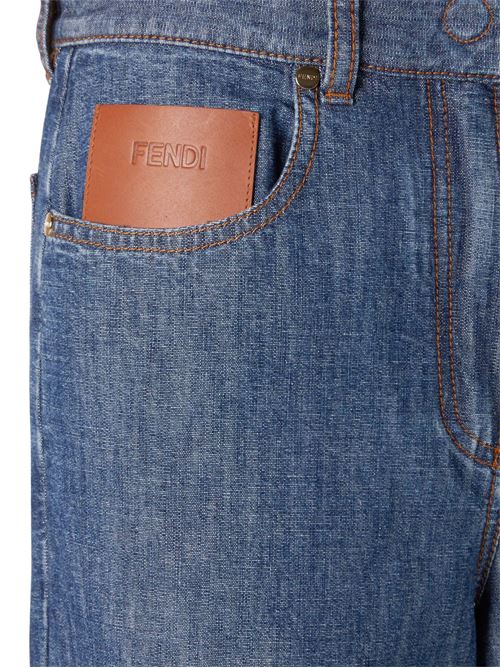 Jeans a palazzo FENDI | FLP863AW8HF0QB0