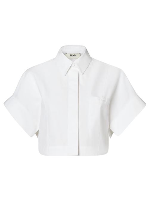 Camicia crop FENDI | FS8363AW7VF0ZNM